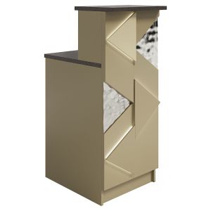 Айсберг модуль стойки прямой с гостевой столешницей L=504 мм