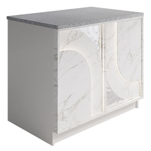 Арка модуль стойки прямой без гостевой столешницей L=1004 мм