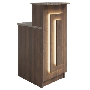 Пафос модуль стойки прямой с гостевой столешницей L=504 мм