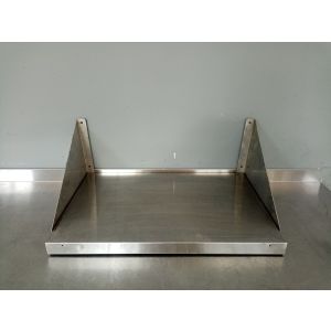 Полка настенная сплошная 600х400х300 нерж.