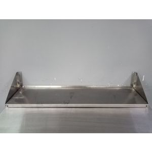 Полка настенная сплошная 1170х330 нерж.