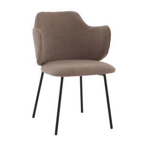 Стул-полукресло «Данди» с мягким сиденьем (окрашенный каркас)