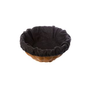 ЧЕХОЛ ДЛЯ КОРЗИНКИ РОГОЖКА ЧЕРНЫЙ (кт1896 кт1897  круглый)