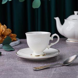 Кофейная пара 100 мл, фарфор, «Aristocrat-Gold». Noble