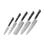 SHR-0250B/K Набор ножей 5 в 1 «Samura HARAKIRI» 11,23,43,85,95, корроз.-стойкая сталь, ABS пластик