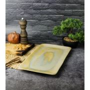 Блюдо прямоугольное 37,5x21,5 см h 2 см, Stoneware Pearl