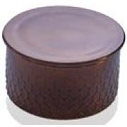 Емкость для подачи с крышкой H.7 D. 12 см, декор BRONZE