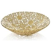Салатник 33 см, декор GOLD LEAF