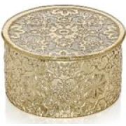 Емкость для подачи с крышкой H.7 D. 12 см, декор GOLD LEAF
