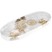 Блюдо овальное 43X17 см, декор CLEAR GOLD