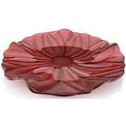 Тарелка мелкая 37 см, декор PEARLY RED