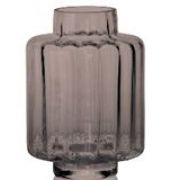 Ваза H.21 см, декор BRONZE GREY OPTIC