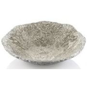 Салатник 33 см, декор BEIGE/CHROME