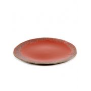Тарелка D40см, H2см, цвет красный