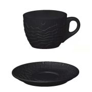 Чайная пара 300 мл,серия «Black Raw Wood» P.L. - ProffCuisine