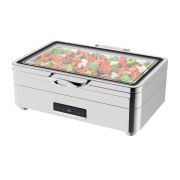 Мармит электрический «Roma»с обзорным стеклом,1/1*65 мм, 8,5 л (220V, 900W), SUNNEX - P.L.