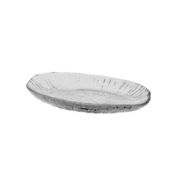 Тарелка овальная 21x13 см h 2,5 см, стекло, прозрачная, Focus