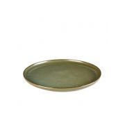 Тарелка мелкая D24см, H1,5см, цвет CAMOGREEN