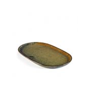 Блюдо овальное 15X25см, H1,5см, цвет INDI GREY