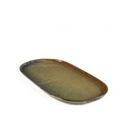 Блюдо овальное 17X35,5см, H2см, цвет INDI GREY