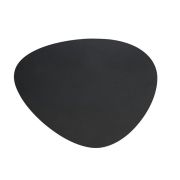 Салфетка подстановочная (плейсмат) 45x35 см, 100 % переработанная кожа, декор anthracite / антрацит