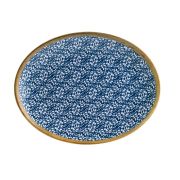 Блюдо овальное 310*240 мм. Калиф Люпин, форма Мув Bonna /1/6/582/
