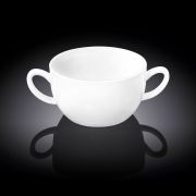 Бульонница 440 мл. d=110 мм. h=66 мм. с ручками Wilmax /1/4/48/