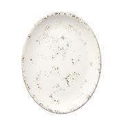 Блюдо овальное 360*280 мм. Грейн, форма Мув /1/6/348/