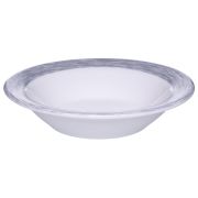 Блюдце d=120 мм. 110 мл. для десерта глубокое серый край Браш /1/6/36/