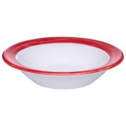 Блюдце d=120 мм. 110 мл. для десерта глубокое вишневый край Браш /1/36/ АКЦИЯ