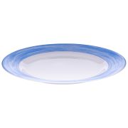 Тарелка d=254 мм. голубой край Браш /1/6/24/ АКЦИЯ