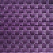 Подкладка сервировочная 45*33 см. широкое плетение сливовая, пвх APS /1/
