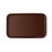 Поднос 52,5*32,5 см. темно-коричневый поверхность шагрень (167) MGprof /1/10/