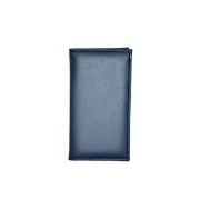 Папка для счетов 22*11см 2-х стор. кож.зам. синяя /1/ РАСПРОДАЖА ИЗ ОФИСА