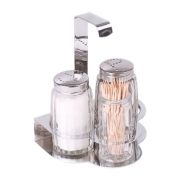 Набор для специй 2 пр.+ стаканчик для зубочисток, с крюком /1/24/