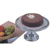 Подставка для торта d=32,5 см. h=15,7 см. на ножке нерж. MGsteel /1/24/