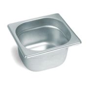 Гастроемкость 1/6 h=100 мм. 1,5 л. нерж. MGsteel /1/6/36/