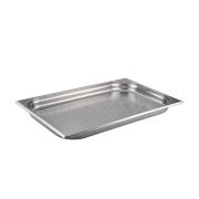 Гастроемкость 1/1 h= 40 мм. 5,5 л. нерж.перфорир. d=4 мм. MGsteel /1/6/