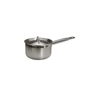 Сотейник 2,6 л. нерж. d=19,5 см. h=11 см. с крышк. тройное дно (индукция) MGsteel /1/4/