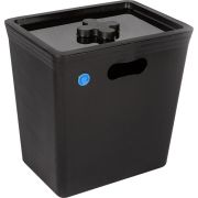 Бак для мусора  20 л. 24,5*33,5*33,3 см. серый /1/5/