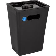 Бак для мусора  10 л. 19,5*24,5*33,3 см. графит  /1/7/