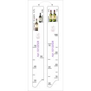 Линейка Jameson (0.7л./1л.)/ Jameson 12 лет (0.7л./1л.) L=28 см. В=2 см. /1/