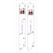 Линейка Martell VS/VSOP (0,7 л./1 л.) L=28 см. В=2 см. /1/