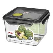 Контейнер для продуктов квадр. 1,7 л. 15*15*10 см.  герметичный с клапаном «Бриллиант» /1/12/