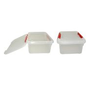 Контейнер для продуктов прямоуг. 6,0 л. 30*23*12 см. с красным зажимом MGprof /1/30/