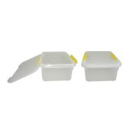 Контейнер для продуктов прямоуг. 6,0 л. 30*23*12 см. с желтым зажимом MGprof /1/30/