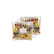 Пики  9 cм. 100 шт/уп бамбук Жемчужина цветная /1/40/