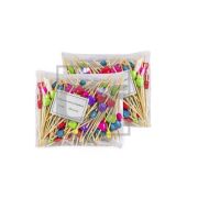 Пики  7 см. 100 шт/уп бамбук Сердечко /1/40/