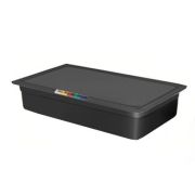 Гастроемкость 1/1 h=100 мм. 13,3 л. п/п черная  /1/6/