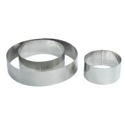Форма кондитерская «Круг» d=12 см. h=4,5 см. нерж. MGsteel /1/96/